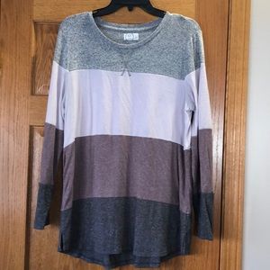 Maurices long-sleeve tunic top
